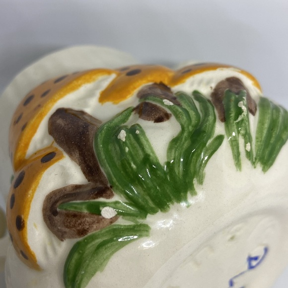 Vintage Arnel’s Mushrooms Cream and Sugar Set Ceramic Mushroom Creamer No Lid - Picture 14 of 14